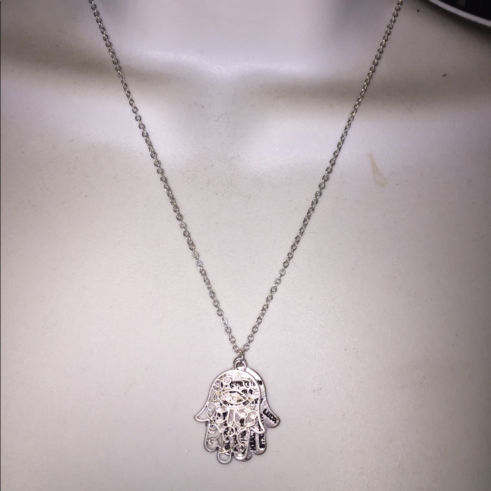 Bohemian Silver Necklace
